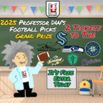 Professor DW Football Pick ’em Challenge Winner for Week #2 Jared Kickner!